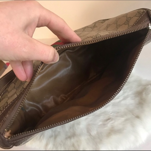 Vintage Gucci GG Supreme Striped Luggage Bag - Picture 10 of 16